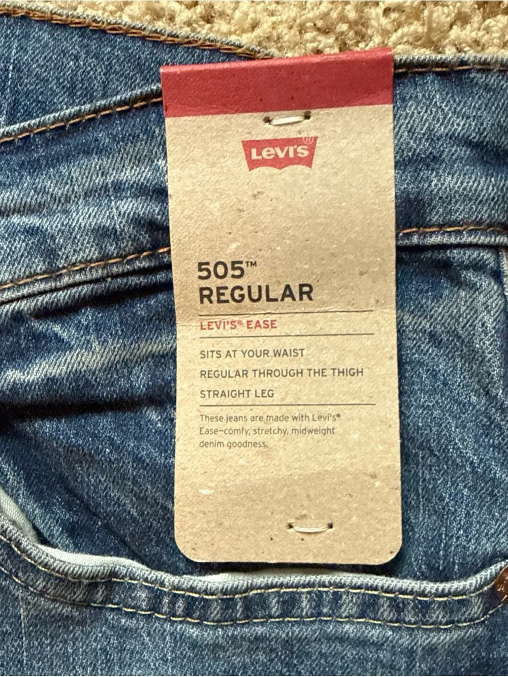 Levi's Men's Medium Blue Slim Straight Jeans
